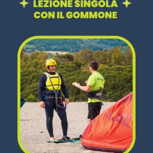 Orbit Kite 2025 12mt - Big Air / Freeride - North 9 Gizzeria Kite - Lezione singola col gommone